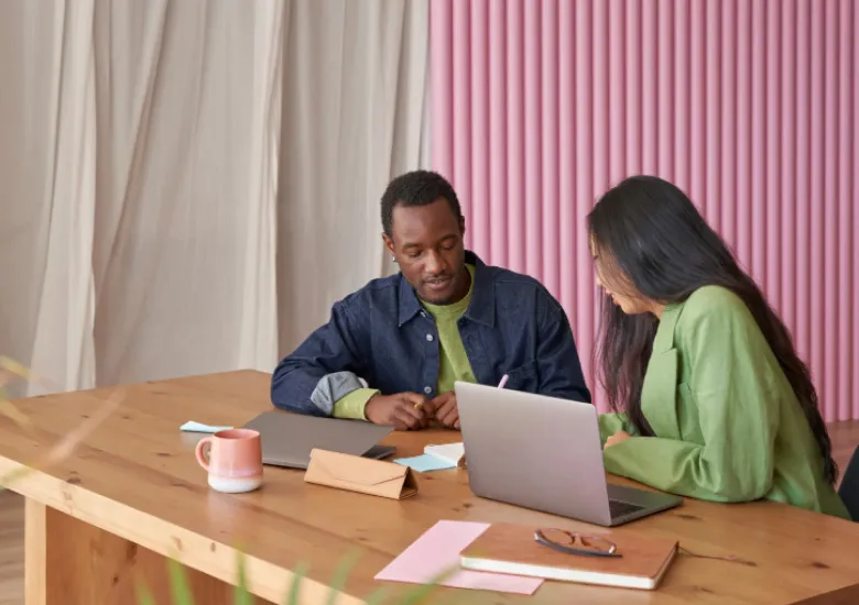 A team outlining requirements for a custom software project